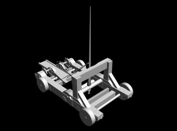 onager 3d model - Onager by Sjors boomschors